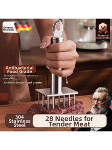 WEIKAMAYI | German 304 Stainless Steel Tenderizing Meat Hammer