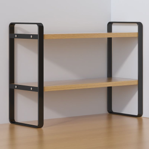 Wood Computer Monitor Mount Riser Stand Laptop Stand Table Rack screen riser shelf Desktop Keyboard Rack Storage Home Desktop Shelf Keyboard Storage