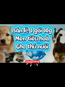 UV-BACILLUSP - GÓI 10G - MEN TIÊU HÓA HỖ TRỢ TIÊU HÓA CHO CHIM CẢNH. CHÓ MÈO GIA SÚC GIA CẦM