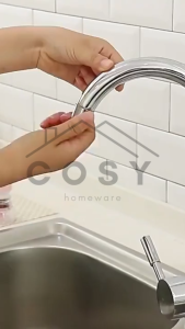 COSY Sambungan Kran Air Saringan Wastafel Cuci Piring Flexible Filter Penyaring Kipas