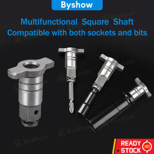 Byshow Electrical Impact Wrench Square electric wrench adapter Strike Block T Shaft Part Aluminum Head Power Tool impact drill hiloko spare part