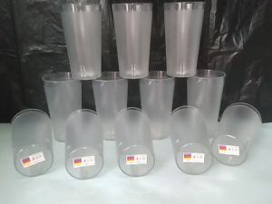 6 pcs Gelas Plastik Akrilik Kulit Jeruk/Gelas Teh Resto Cafe 460ml 8803 / Nagata / Akrilik