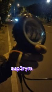 Lampu tembak sorot LED K30 cwl 3 mata lensa 4D 30watt cree angel aye biru