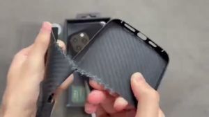 Real carbon fiber case For iphone 13 Pro Max caseAramid fiber Ultra-thin anti-drop iphone 13Pro Max cover 🔥เตรียมจัดส่ง🔥เคสโทรศัพท์ไฟเบอร์น้ำหนักเบาและมีความแข็งแรงสูง