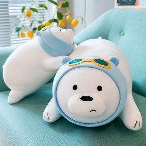 [Bestmix] หมอนหมี We Bare Bears ตุ๊กตาหมีสีขาว ของขวัญตุ๊กตาสุดน่ารัก