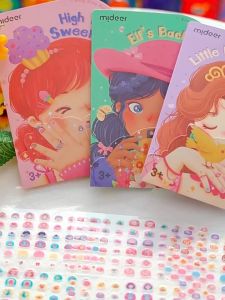 Mideer Đồ chơi dán móng tạm thời 180 hình nhiều size ngón tay cho bé từ 3 tuổi