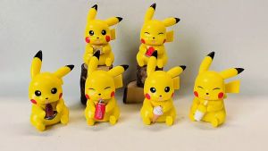 Mô hình PIKACHU giải khát tráng miệng siêu dễ thương 2024