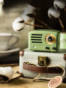 MAOWANGMIAOBO | เครื่องเสียงบลูทูธพกพาแบบย้อนยุค King Cat Prince OTR Mini ของขวัญวันเกิดสำหรับผู้หญิง เครื่องเล่นวัสดุอื่นๆ ลำโพงแบบย้อนยุค