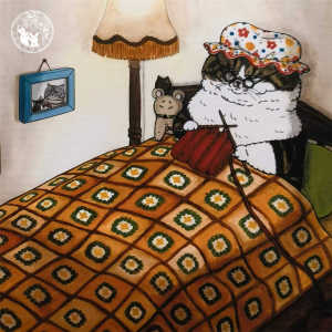 Incredible Cat World Illustration Photo Paper Healing Cute Decorative Picture Japanese Made Realistic Style Lomo Style Card