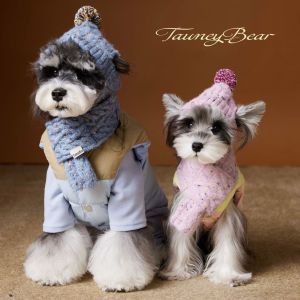 Autumn Winter Dog Clothes down Jacket Vest Outerwear Pet Pomeranian Bichon Teddy Bear Clothes Breathable Warm Safe Cleaning