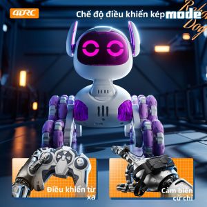 Y9 Robot Điều Khiển Từ Xa Thông Minh Chó RC Xe Có Đèn LED Mắt Cảm Ứng-Sense Tính Năng Đóng Thế Điện Đồ Chơi Cho Bé Trai Và Trẻ Em