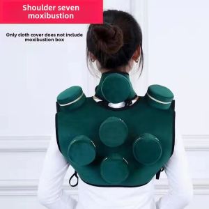 Portable Moxibustion Box Set with Smoke Filter Cloth for Eye Knee Neck Special Use No Smoke Moxa Cylinders Home Therapy Equipment