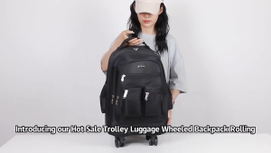 2in1 Purposes Trolley Backpack Travel bag