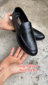 ( Link Mở Bán )Giày Tây Giày Mọi Lười Nam Da Bò Cao Cấp Đế Cao Su Mềm