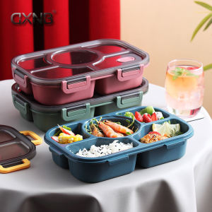 Multi-compartment Large Capacity Microwaveable Insulated Lunch Box