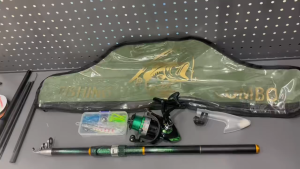 2.7M Telesscopic Fishing Spinning Full Set Portable Fishing Rod Reel Lure Combos With Bag