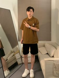 Quần Short Thể Thao Nam Cleanfit Màu Đen Mùa Hè Dài Đến Đầu Gối Quần Dài Thường Ngày Ống Đứng Thương Hiệu Thời Trang