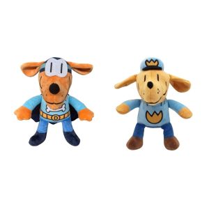25CM Cartoon Dog Man Plush Doll Stuffed Animal Soft Toys Adventure Dogman Plushine Pet Kids Xmas Gift
