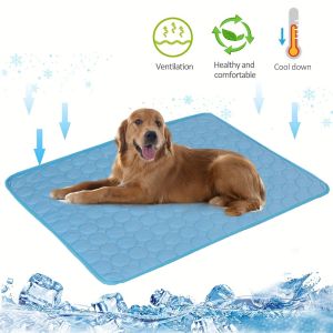 Pet Cooling Mat - Durable Waterproof Bottom - Chill Relief for Dogs - Easy Clean - Summer Comfort