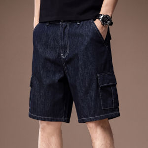 Cool Lightweight Tencel Workwear Denim Shorts