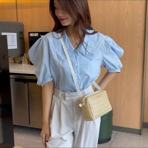 GIANTSHOP กระเป๋าสะพายไหล่ ลายทอ 5 สี (O-1523)