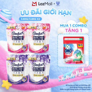 Combo 2 Túi Nước Giặt Comfort Dưỡng Vải Đa Năng 3Kg/ 3.6Kg / 3.8Kg (bao bì tùy lô nhập hàng)