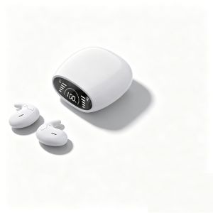 Ultra-Thin Invisible Wireless Earbuds Lightweight Ergonomic Headphones Comfort for Side Sleepers Seamless Fit Built-in HD Mic