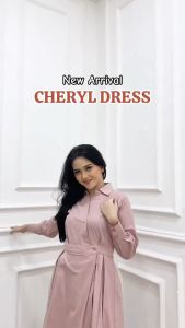 D’BUSANA Cheryl | Dress Panjang Wanita Polos | Bahan Katun Jepang | Nyaman Elegan