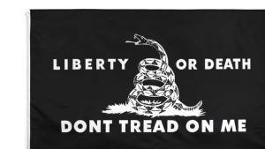 90X150cm Liberty or Death Black Dont Tread on me Tea Party Rattle Snake Gadsden Flag