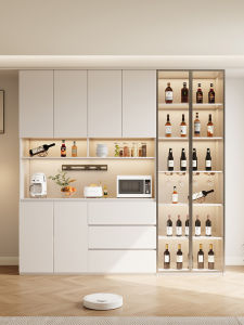 ENF Level Solid Wood Sideboard with Glass Door