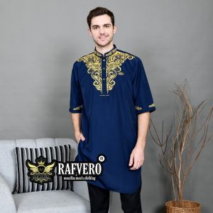 Baju Koko Muslim Pria Dewasa / Baju Koko Kurta Bordir / Baju Koko Pakistan Pria Dewasa Lengan Pendek Terbaru