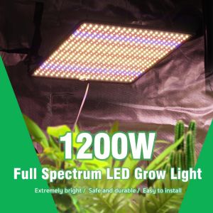 LED Plant Grow Light Full Spectrum AC85~265V 1200W 40W Growing Lamp Panel Phytolamp for Plants Greenhouse Tent Growth Lighting