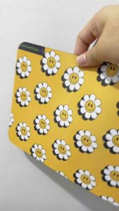momorii Sunflower design laptop mouse pad Gaming desk pad Mousepad (220mm x 180mm) 3mm and 2mm thickness Compact Desk Mat Laptop Desktop Pad Smooth Surface Anti-Slip Rubber Base Water Resistant laptop mouse mat office and home