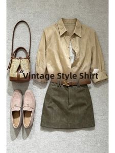 V.C.I | Elegant French Style Business Casual Shirt