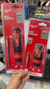 MILWAUKEE ไขควงด้ามฟรีอเนกประสงค์ 8in1รุ่น 48-22-291314in1 รุ่น 48-22-2903 สินค้าพร้อมส่งจากไทย