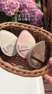 Momo’s Workshop Rosy Reverie Airy Mallow Puff (2 Piece Set) Marshmallow Makeup Sponge Cushion