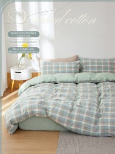100 Cotton Bed Sheet Set 150x200cm