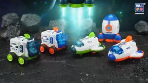 Mainan Astronot Anak Laki Laki Space Set Pretend Plays Roket Luar Angkasa / Mainan Pesawat Luar Angkasa Roket Dan Rover Anak Hadiah Ulang Tahun Anak / Rocket Space Set