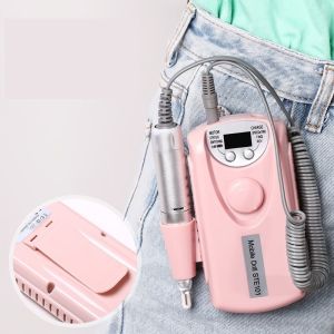 Elektrik Mesin Manikur Kikir Kuku 30000Rpm Alat Portable Nail Drill Rechargeable Polisher Grinding