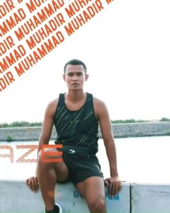 910 Nineten Sepatu running pria - Haze 1.5 SE merah putih gading hitam