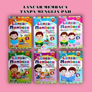 Paket 6 Buku Lancar Membaca Tanpa Mengeja - PAH