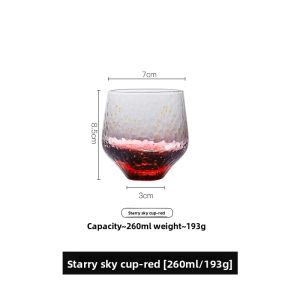 YOGEHOME | Star Design Aesthetic Whiskey Tea Glass