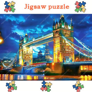 500/1000/1200/2000PCSJigsaw PuzzlesFamily Fun Adult PuzzlePortable Cuboid DIY Art DecorDIY Puzzles High Quality Paper