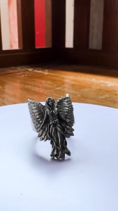 Pewterland Ringskull Sylph Bahan Logam Timah Pria dan Wanita
