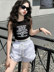 Girl Summer Pants Thin Western Style Childrens Casual Shorts 2024 New Arrival Kids Quick-Drying Summer Hot Pants Fashion