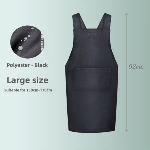 Japanese Style Cotton Linen Apron Logo Printed for Kitchen Home Use Waterproof Mens Floral Nail Art Painting Tea Shop