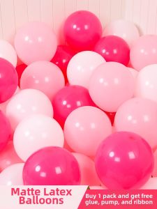 HUAFANGXISHI | Matte Thickened Decoration Balloons 100 pcs
