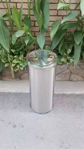 [HCM]Thùng rác Inox nắp lật