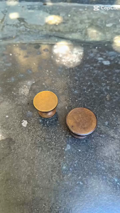 Knop Laci Kuningan Antik 1 pcs Beteng Polos