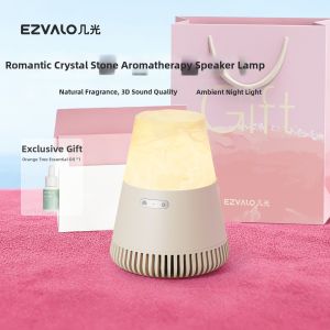 EZVALO | Essential Oil Diffuser Bluetooth Speaker Night Light